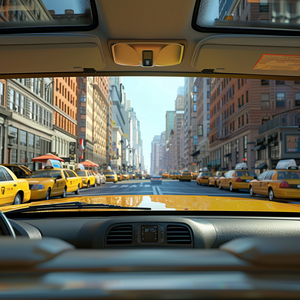 Đi xe taxi ở thành phố của bạn